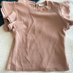 Anthropologie Bell Sleeve Knit Blouse